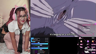 I Get So Turned On Watching Classic Hentai Lingeries That I Moan While My Fuck Machine Pounds Me