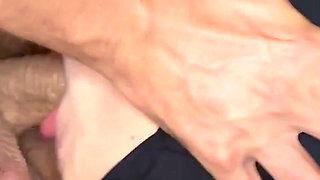 Rough Throat Fuck Ends with Cum in Mouth Spit Swap & Hard Belt on Tits