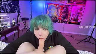 Chubby Thick Emo Girl Huge Tits Sloppy Deepthroat And Tittyfuck