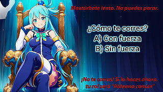 Spanish audio JOI. Take the hero quiz while jerking off! Will you be a warrior, a wizard, a ninja...?