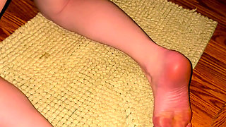 Redhead Hot Wife on Her Knees for Deepthroat Blowjob Bwc