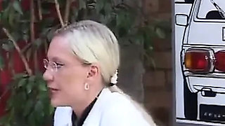 Big Dick German Secretary Donna Lucia Sucks Two Giant Cocks in Office
