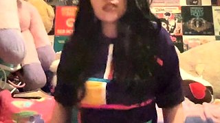 Brunette Solo Webcam Masturbation