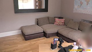 Uk escort take a gigantic facial - faux agent british