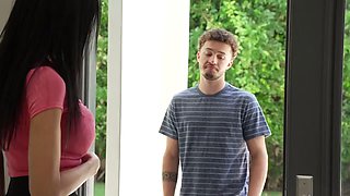 Bully Pounds Wife Milf Reagan Foxxs Big Tits in Hot Lingerie, Delivers Intense P