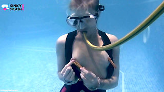 Underwater Bondage, Kink & Cum in My Tight Wetsuit