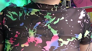 Big Natural Tits and Pretty Teeth JOI