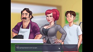 Summer fun with Jenny as she lets you enjoy her natural milk jugs