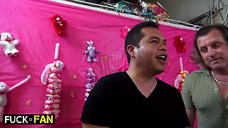 Beverly Paige, Nikki Sexx & Samantha Triple Hooter Bang Fap's Man rod!