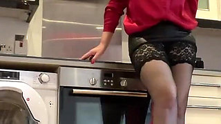 Mini Skirt Big Booty Shaking Sensual JOI Scarf Tease