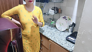 I Find My Horny Step mom in the Kitchen - Porn in Hindi