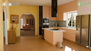 The neighbor arrives at my stepmother's house, seduces me and we end up getting into mischief in the bathroom - goodluke