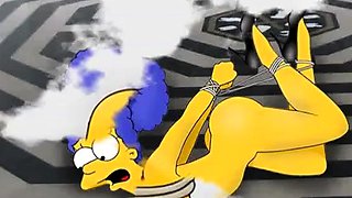 Mature Marge Simpson cheating hentai