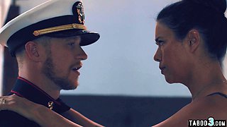 Stepson consoling his asian mommy stepmom