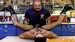 Hung retro ass banging cop drills a horny bottom butt pirate