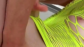 Brunette with Natural Tits Gets Buttfucked by Thick Dick at Russian Casting