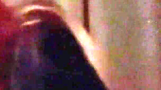 Smoking a Cigarette Out at Night and Showing My Big Tits