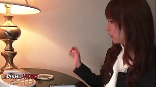 Wild Japanese Passion Hot Miu Suzuhas Amazing Cock Sucking Experience at Home