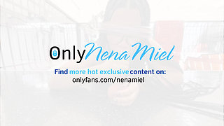 Imagining it's your cock: Intense oral sex while looking you in the eyes.