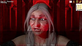 Animated mature porn with a magical twist and light-haired characters