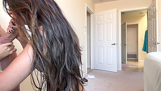 Brunette Model Fuck Neighbor with Huge Cock