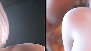 Horny Slut Lisa & Her Clients - Whore Sex 3D Animation