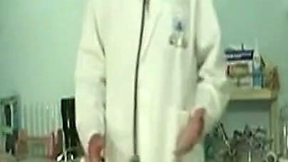Naughty Doctor Fingers and Fucks Mature Patient's Dripping Pussy