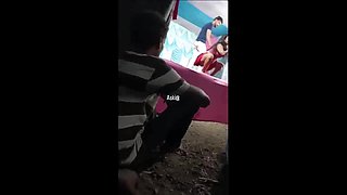 Indian Slender Wifey Suck off and Standing Pounding