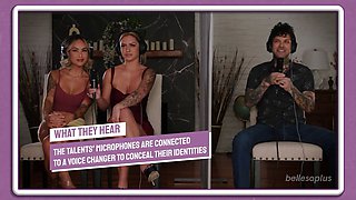 Dirty blond stunners linda lan & gypsie rose get rode in missionary by tattooed hunk Small Hands