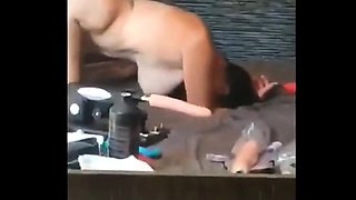 French Amateur Brunette MILF Doggy Style