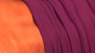 Ripped stud gets sucked and titty fucked by a busty brunette