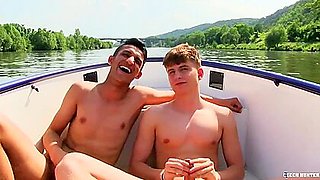 Ch - 441 - Two Friends And I On A Little Motorboat Cruise