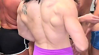 Muscle Mommies Get in Nude Workout at the Gym