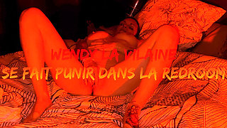 Wendy Gets Punished Inside the Red Room, and She Swallows My Cum