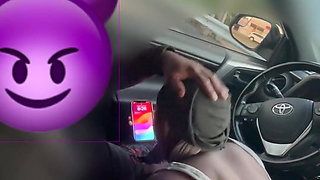 Cars Pass by While She Suck My Dick