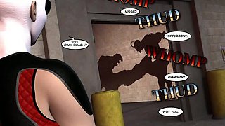 3 DIMENSIONAL Comic: The Cockroach. Sequence four