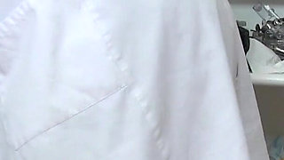 Mature gyno spot - old perverted gyno doc secretly records his young female patient on cam