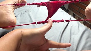 Hot Latina Chick Plays With Her Tender Shaved Pussy In Exciting Female POV