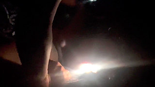 Double Head in the Car with Sexy