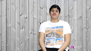 Stunning amateur blonde in lingerie fucked hard