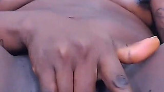 Striptease Fingering Fucking My Black Wet Pussy