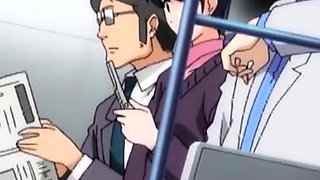 Busty MILF Fucked Rough in Train