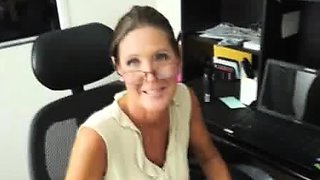 Perverted step mom Mrs. Vanderberg is getting no action