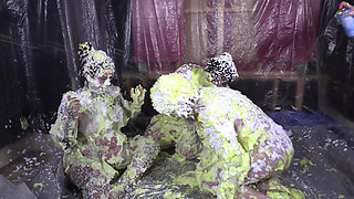 Foam Fun with Cheyenne Hannah and Skyler