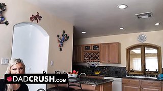 Stepmother catches stepdad's lust for their stepdaughter and joins the joy