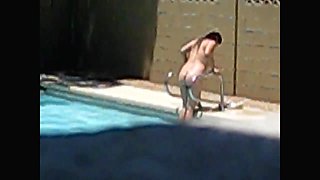 Pool Milf Voyeur Angle B