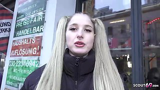 German Scout Anal sex Casting Crystal White