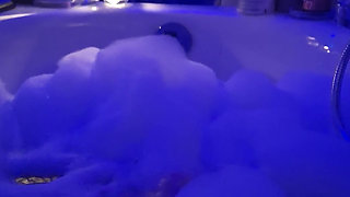 Masturbating
