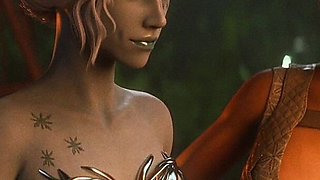 The Seven Realms 61 - Atlas & Morwen Night Sex in the Tent. Ball Sucking & Riding