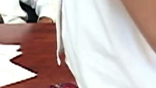 Schoolgirl Punishment and Sex Lesson in Principal's Office